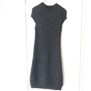 Vivienne Tam knit, short sleeve, gray dress SZ XS